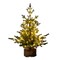 Nearly Natural Pre-lit Potted Artificial Christmas Tree with Planter - 3’ - Warm White LED Lights